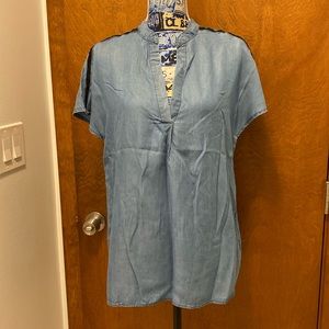 Alex & Parker jeans blouse size medium